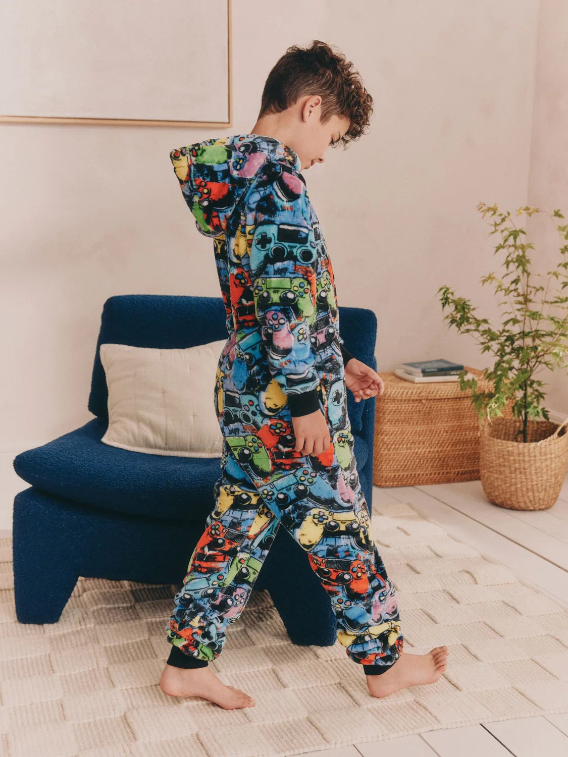 Комбинезон флисовый Gamer Fleece All-In-One Next, мультиколор — фото 2