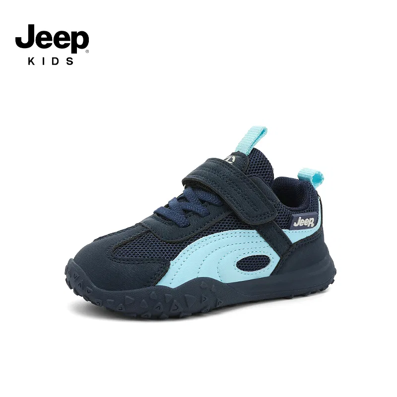 Детские кроссовки с сетчатым верхом, модель «К вершинам», Jeep, Deep Blue Moon — фото 4