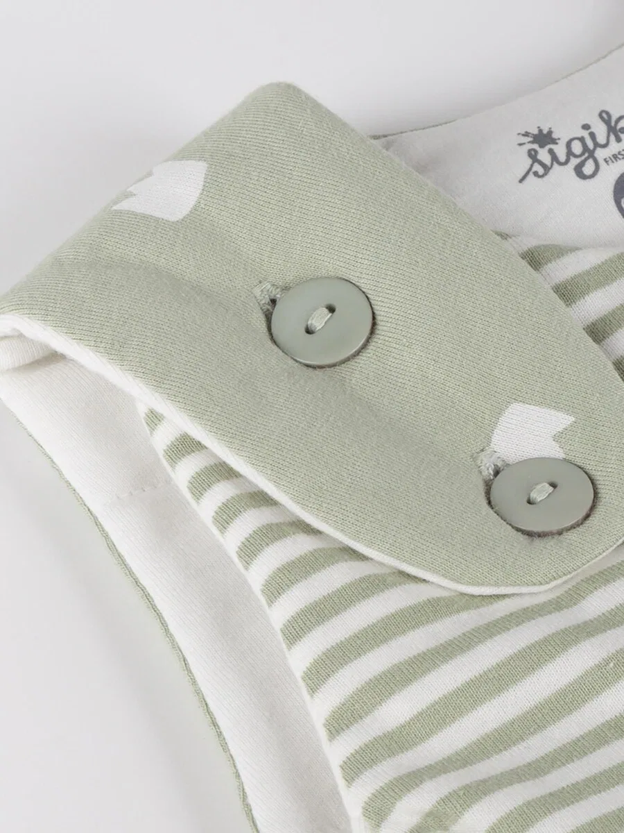 Спальный мешок SIGIKID 'Schlafsack Whatiert Classic Baby' зеленого цвета — фото 4