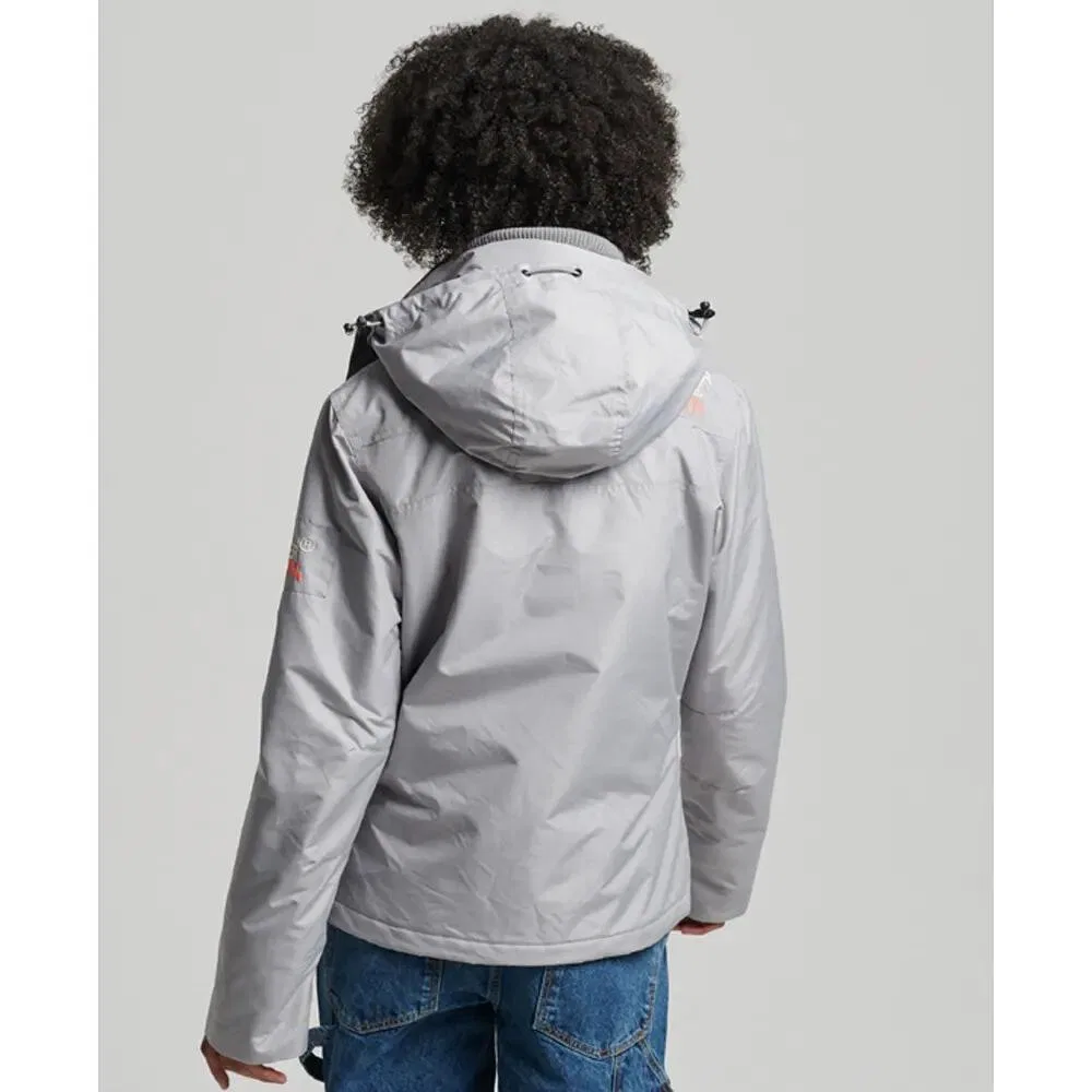 Женская ветрозащитная куртка Mountain Superdry, Grau — фото 3