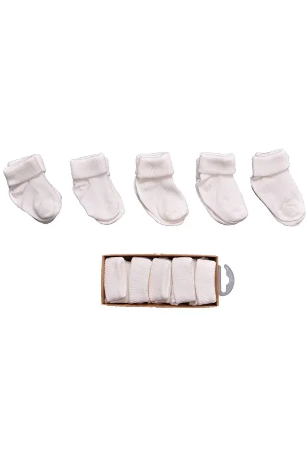 Детские носки хлопковые набор 5 пар Basics Gmg Baby, White