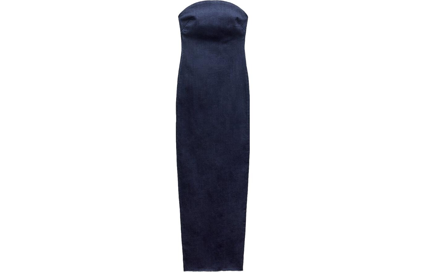 

Платье без рукавов женское синее Zara