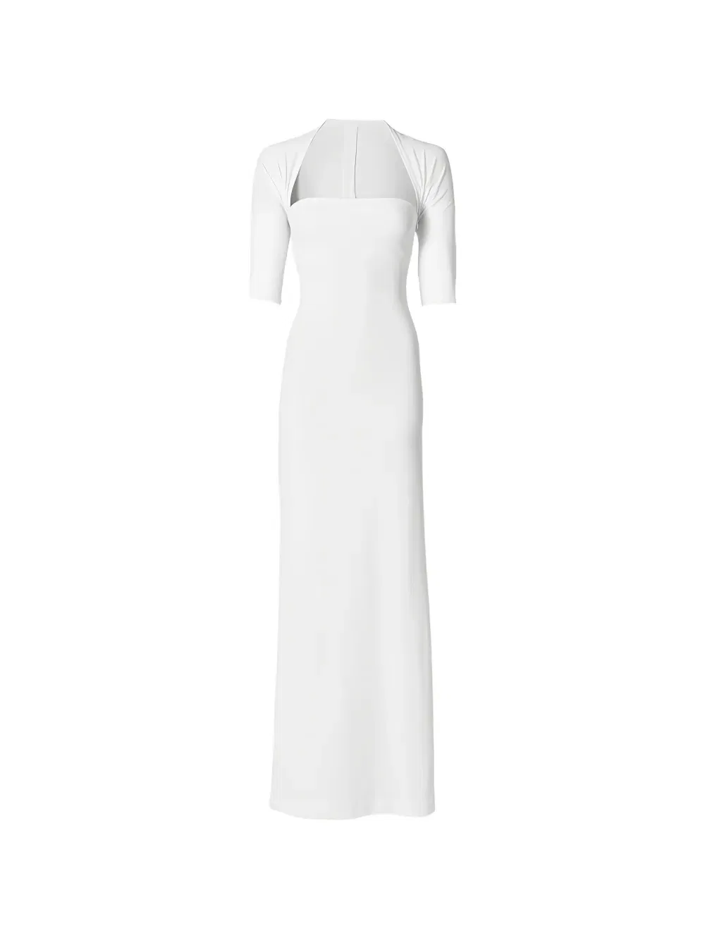 Платье-Болеро с короткими рукавами Jacquemus, белый