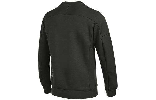 Толстовка Men's adidas Crew Swert Logo Sports Pullover Dark Brown, коричневый — фото 2