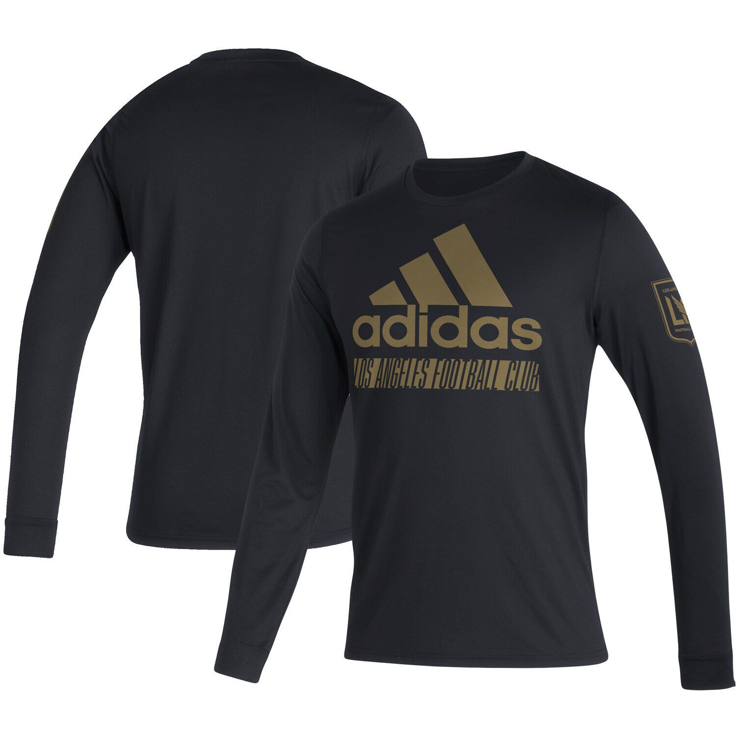 

Мужская черная футболка с длинным рукавом LAFC Vintage AEROREADY adidas, Черный, Мужская черная футболка с длинным рукавом LAFC Vintage AEROREADY adidas
