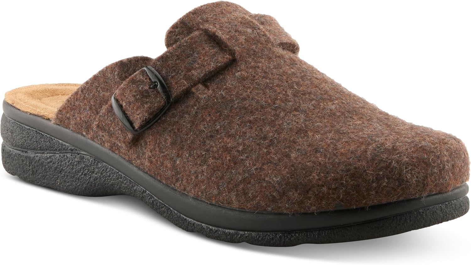 Мужские шерстяные тапочки Spring Step Benton для дома и улицы, коричневый — фото 2