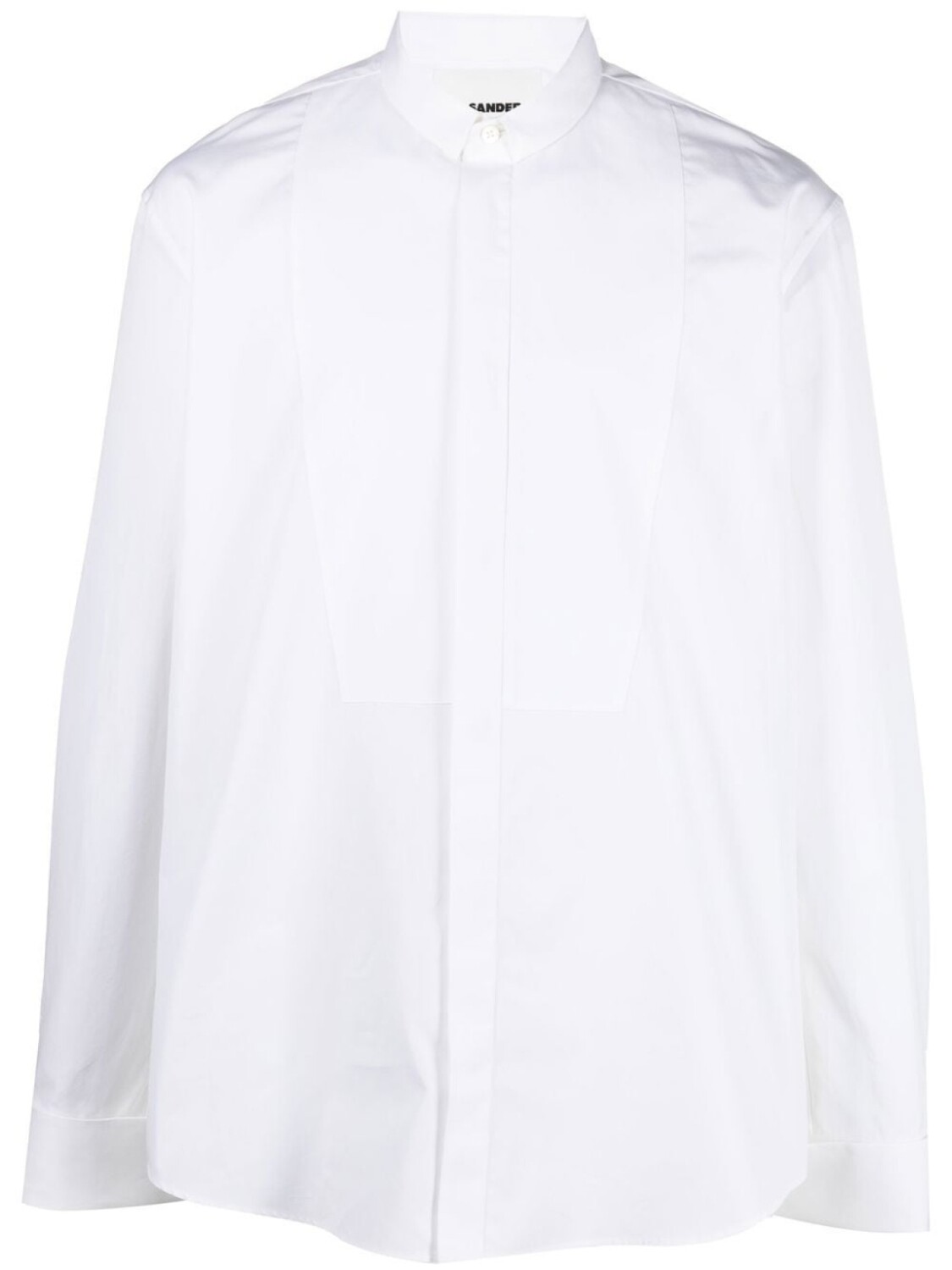 

Jil Sander рубашка с потайной застежкой, белый