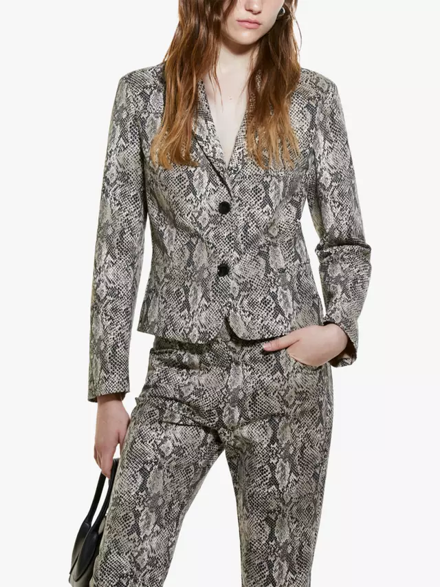 

Блейзер SISLEY Snake Print Satin, разноцветный