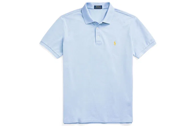 Поло хлопковое Polo Ralph Lauren синее