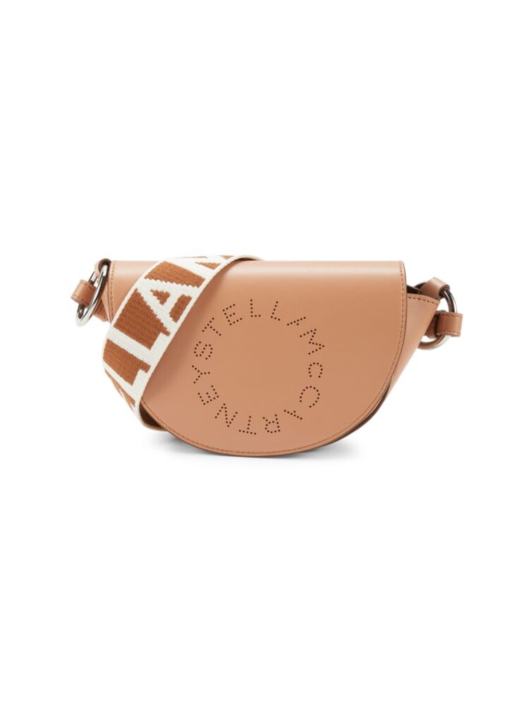 

Сумка на плечо из веганской кожи с логотипом Linea Stella Mccartney, цвет Camel