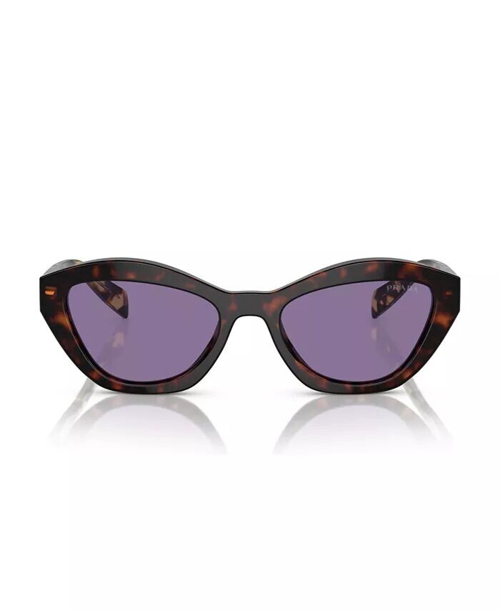 Женские солнцезащитные очки Butterfly с низкой перемычкой, PR A02SF PRADA, коричневый — фото 4