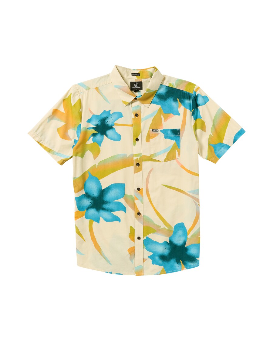 

Рубашка обычного кроя на пуговицах Volcom TRACERS FLORAL, разноцветный