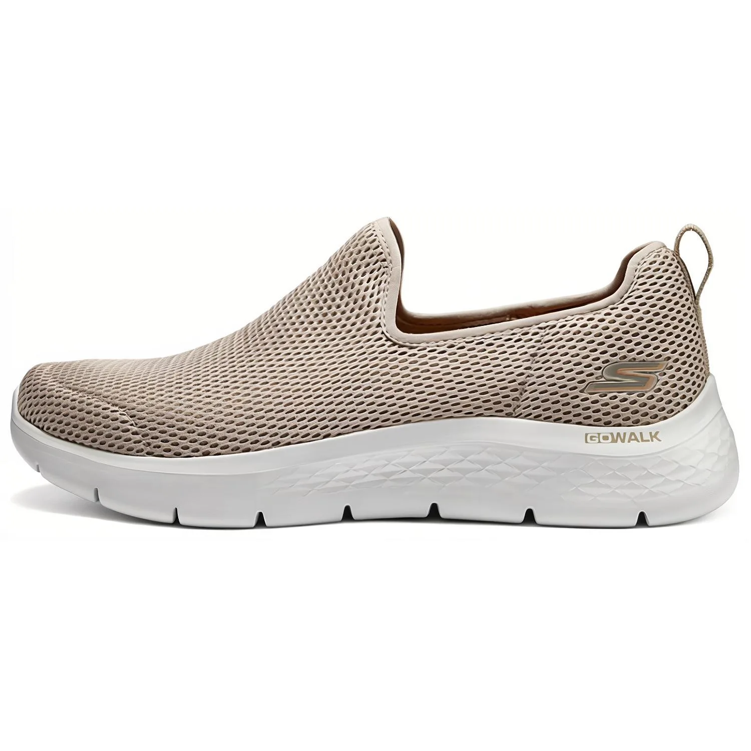Skechers Мужские повседневные кроссовки low-top, устойчивые к истиранию, дышащие, легкие, серо-оранжевые