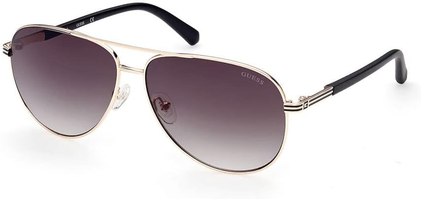 

GUESS Мужские современные солнцезащитные очки, Gold/Green