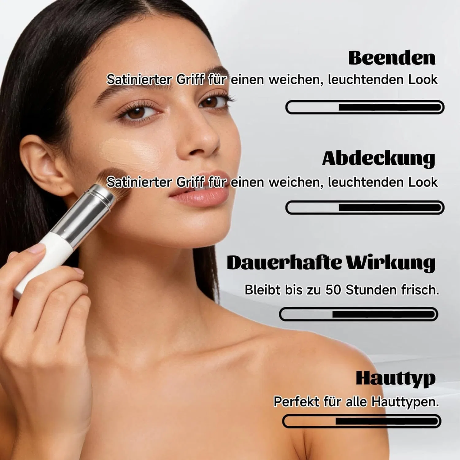 Тональный стик с кистью и SPF 15, меняющий цвет Wzbbjuser — фото 4