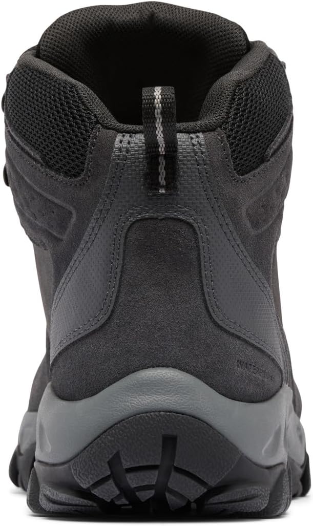 Columbia мужские ботинки Newton Ridge Plus II Suede Waterproof для походов, Shark/Black — фото 3
