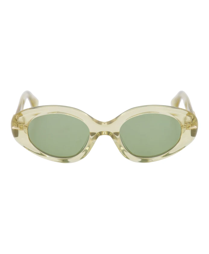 

Большие овальные солнцезащитные очки номер два Le Specs, зеленый