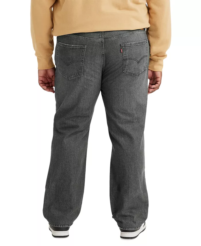 Мужские джинсы Big & Tall 559 Relaxed Straight Fit Levi's, черный — фото 3