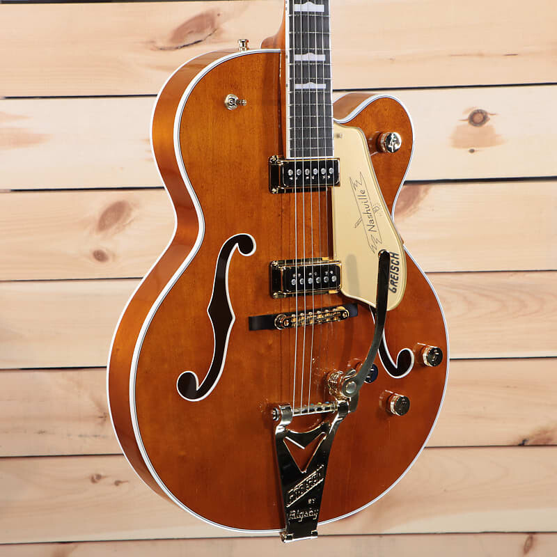 

Электрогитара Gretsch G6120TG-DS Players Edition Nashville Hollow Body DS - Round-Up Orange - JT22010182, Коричневый, Электрогитара Gretsch G6120TG-DS Players Edition Nashville Hollow Body DS - Round-Up Orange - JT22010182