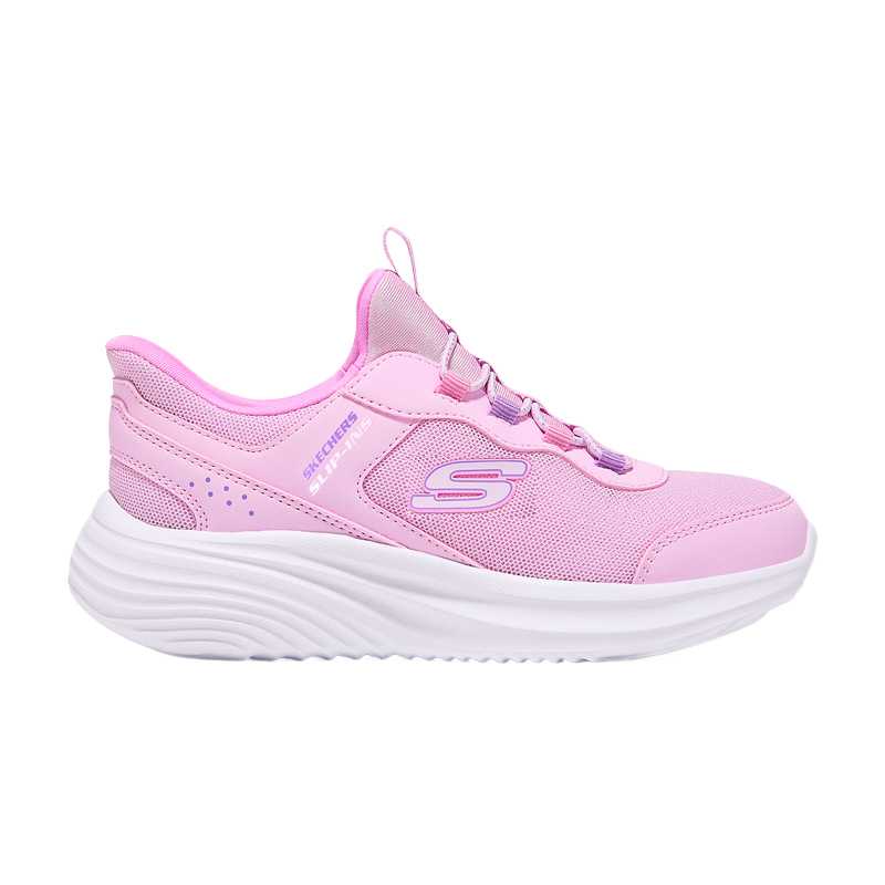 Непромокаемые и дышащие низкие детские уличные кроссовки Skechers, светло-розовый — фото 2