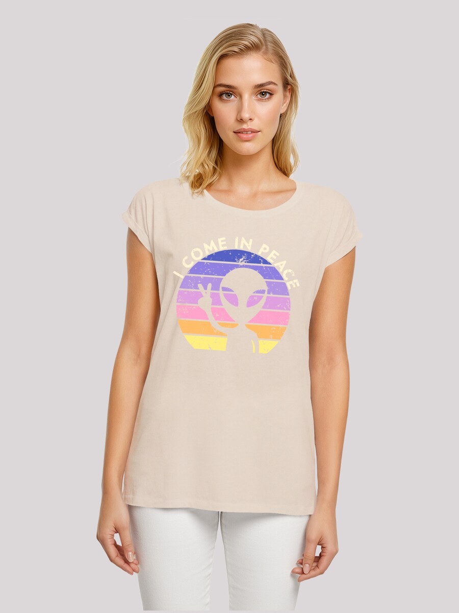 

Рубашка F4NT4STIC Alien Peace Sunset, песочный