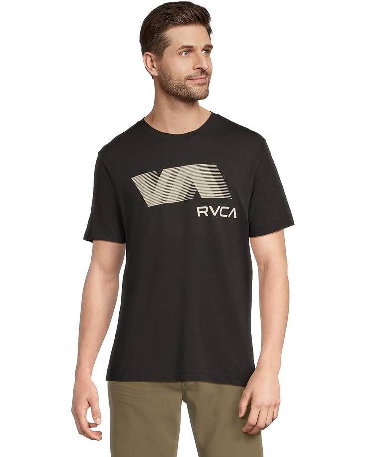 

Мужская футболка RVCA Va Blur, Black, Черный, Мужская футболка RVCA Va Blur, Black