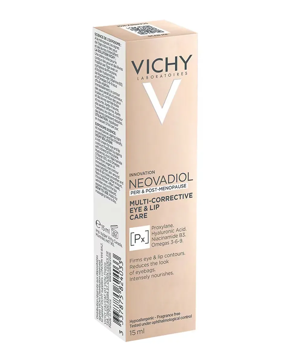 Крем для лица Vichy — Мультикорректирующее средство для глаз и губ Neovadiol пери- и постменопауза, 15 мл — фото 2