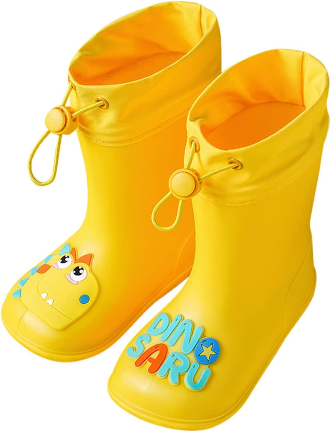 

Детские резиновые сапоги для малышей, мультяшные сапожки для девочек, противоскользящие водонепроницаемые резиновые сапоги с динозаврами для мальчиков Generic, A