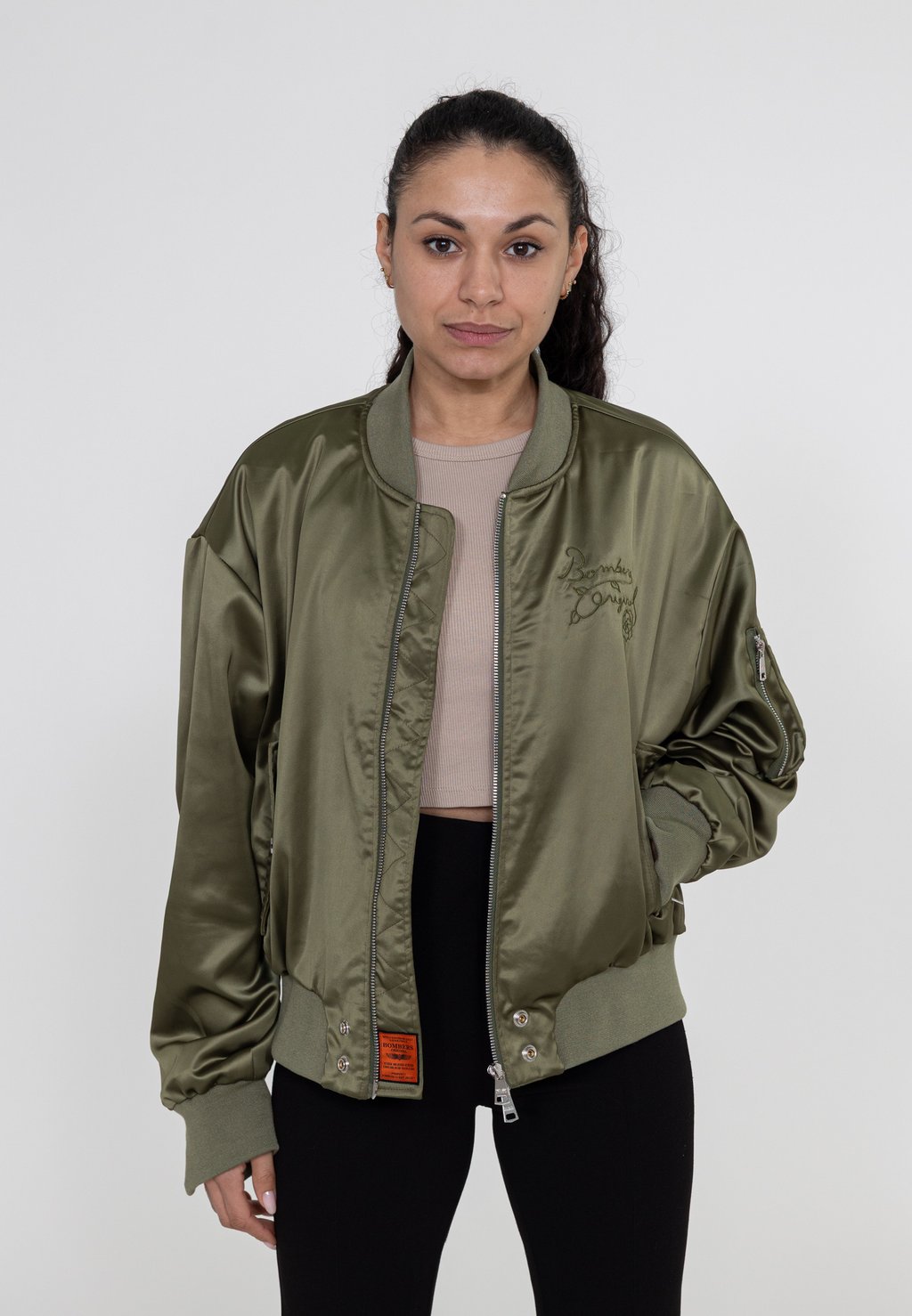 

Куртка-бомбер DAILY ROSE Bombers, хаки