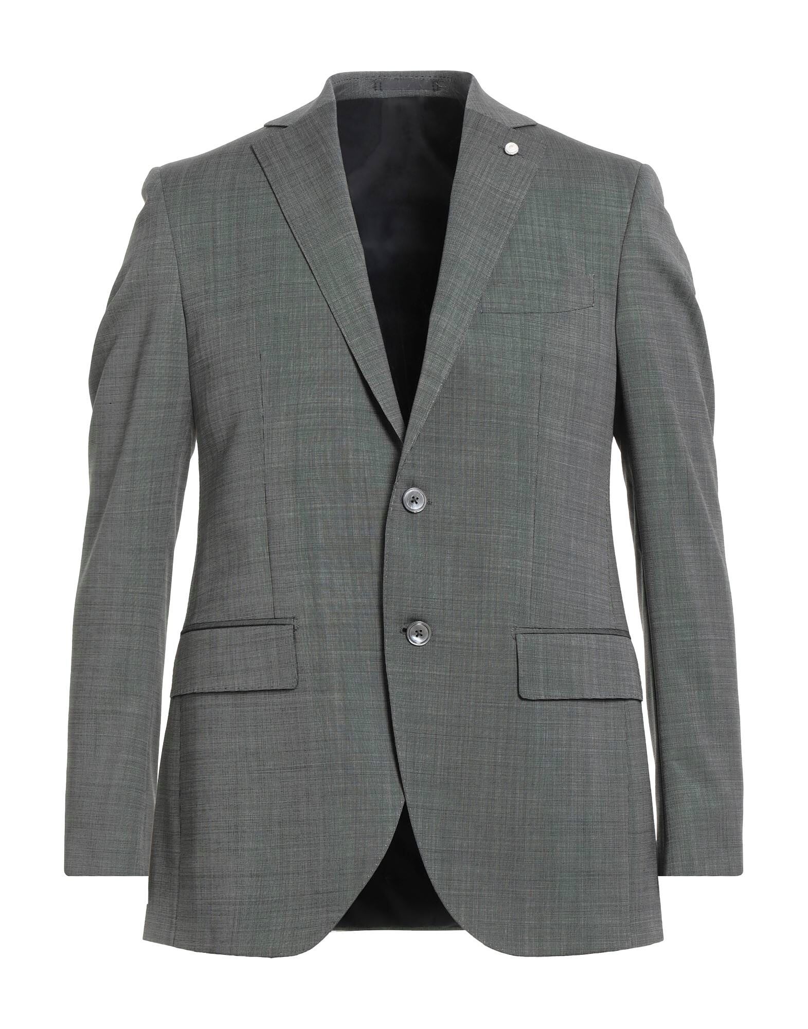 

Блейзер Luigi Bianchi Mantova, угольно-серый