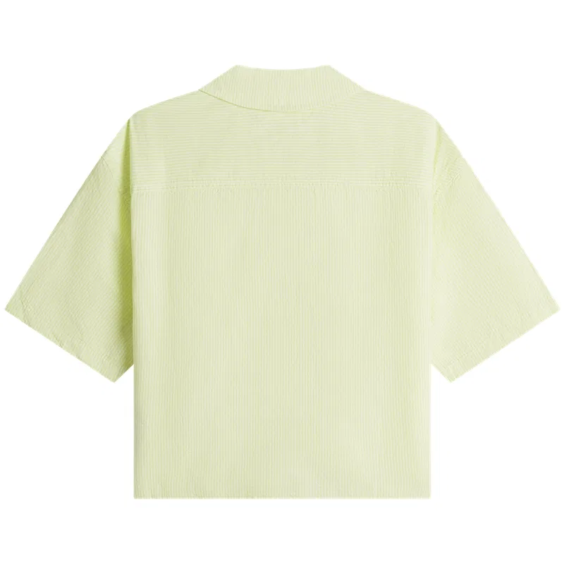 Рубашка женская с кубинским воротником Tommy Hilfiger, Neon Green Stripes 0CG — фото 3