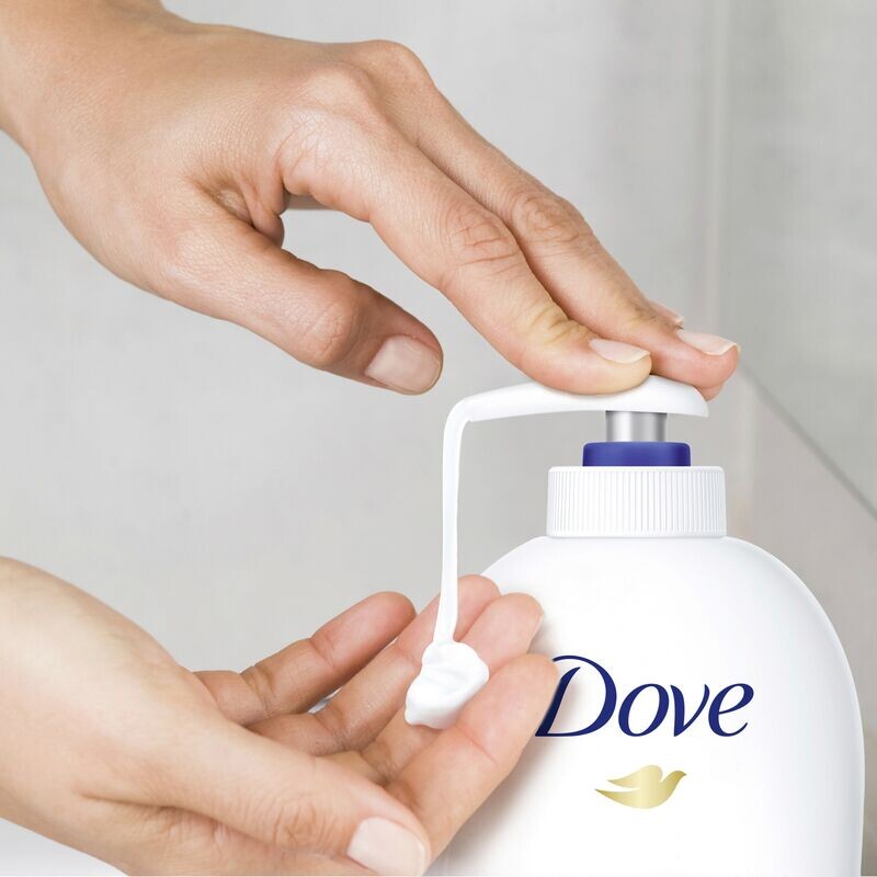 Питательный лосьон для мытья рук в сменной упаковке Dove, 500 ml — фото 4