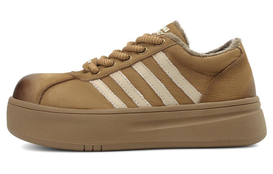 

Кроссовки rosa bianca Skateboarding Shoes Women's Low-top, цвет Coffee