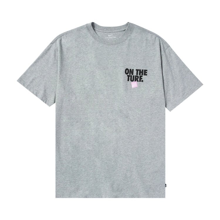 Футболка Nike SB x Born x Raised On The Turf 'Heather Grey', серый — фото 2