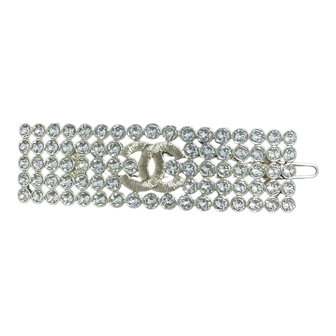 CHANEL Заколка для волос женская золотая