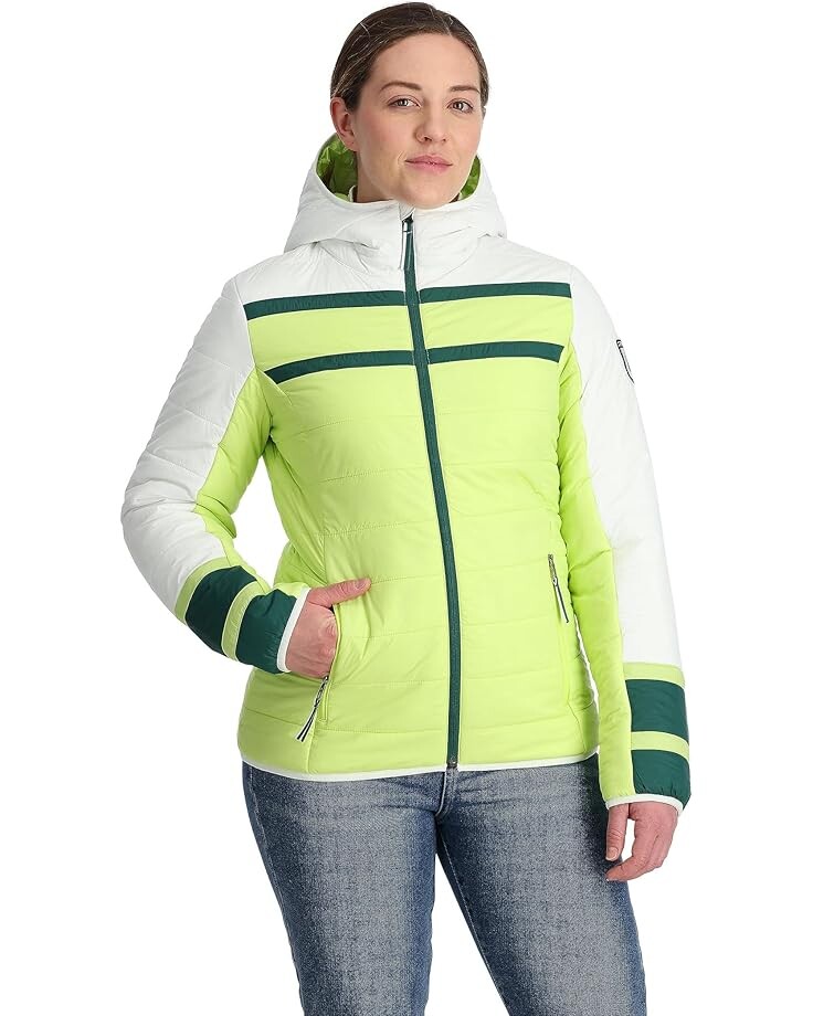

Куртка Spyder Ethos Hooded Jacket, цвет Lime Ice
