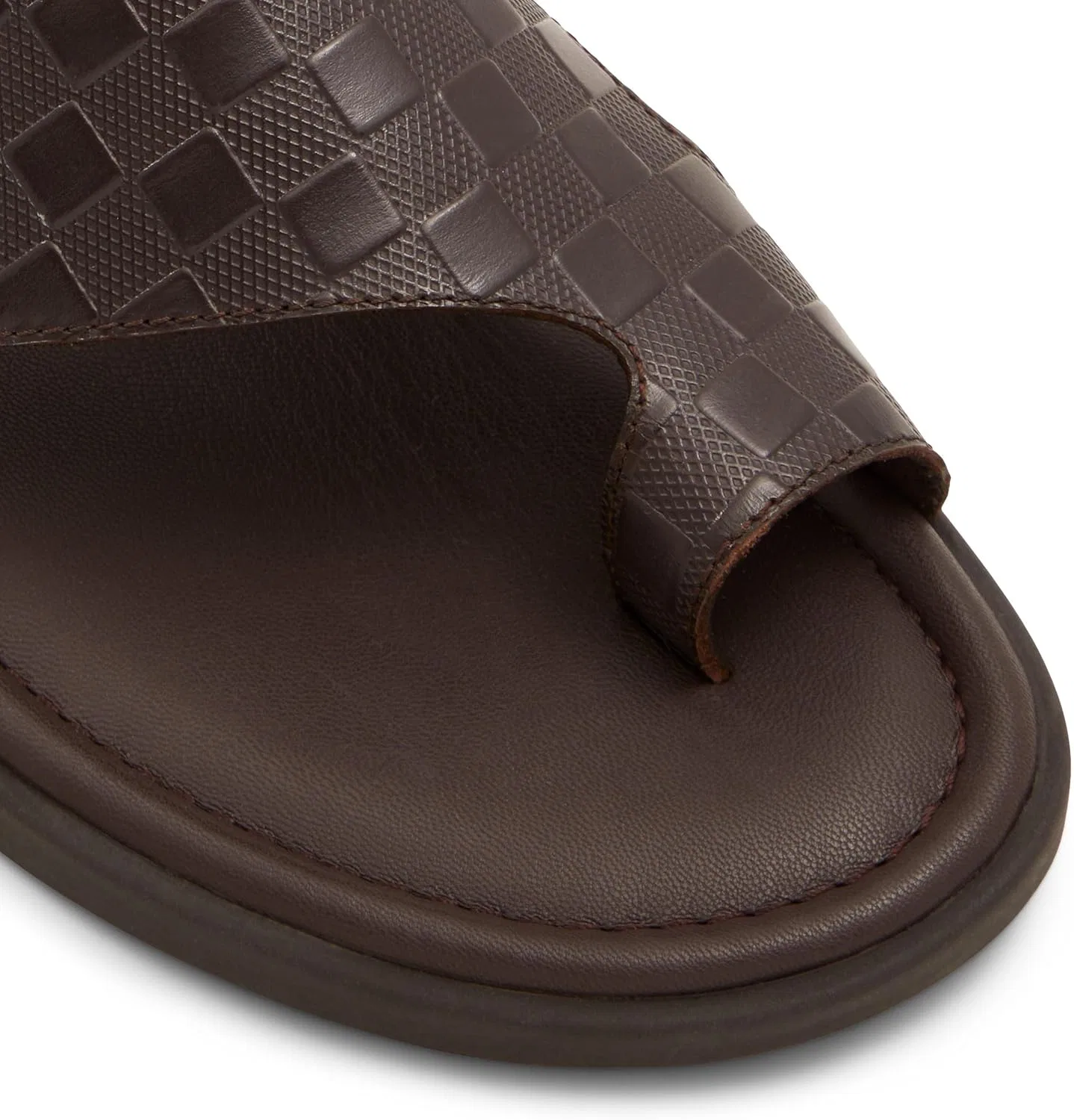 Мужские сандалии ALDO Seif на плоской подошве, Dark Brown — фото 4