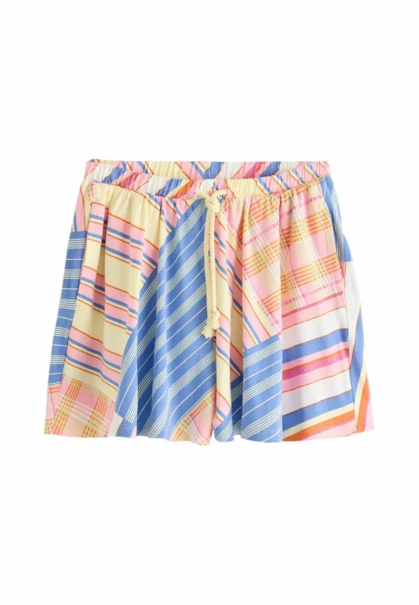Шорты из джерси с принтом Regular Fit Gingham Next, Pink Blue, синий/розовый