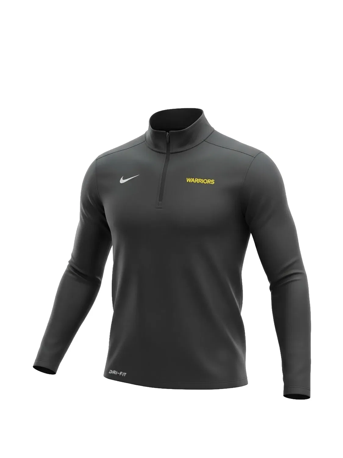 Футболка с воротником на молнии Nike, черный