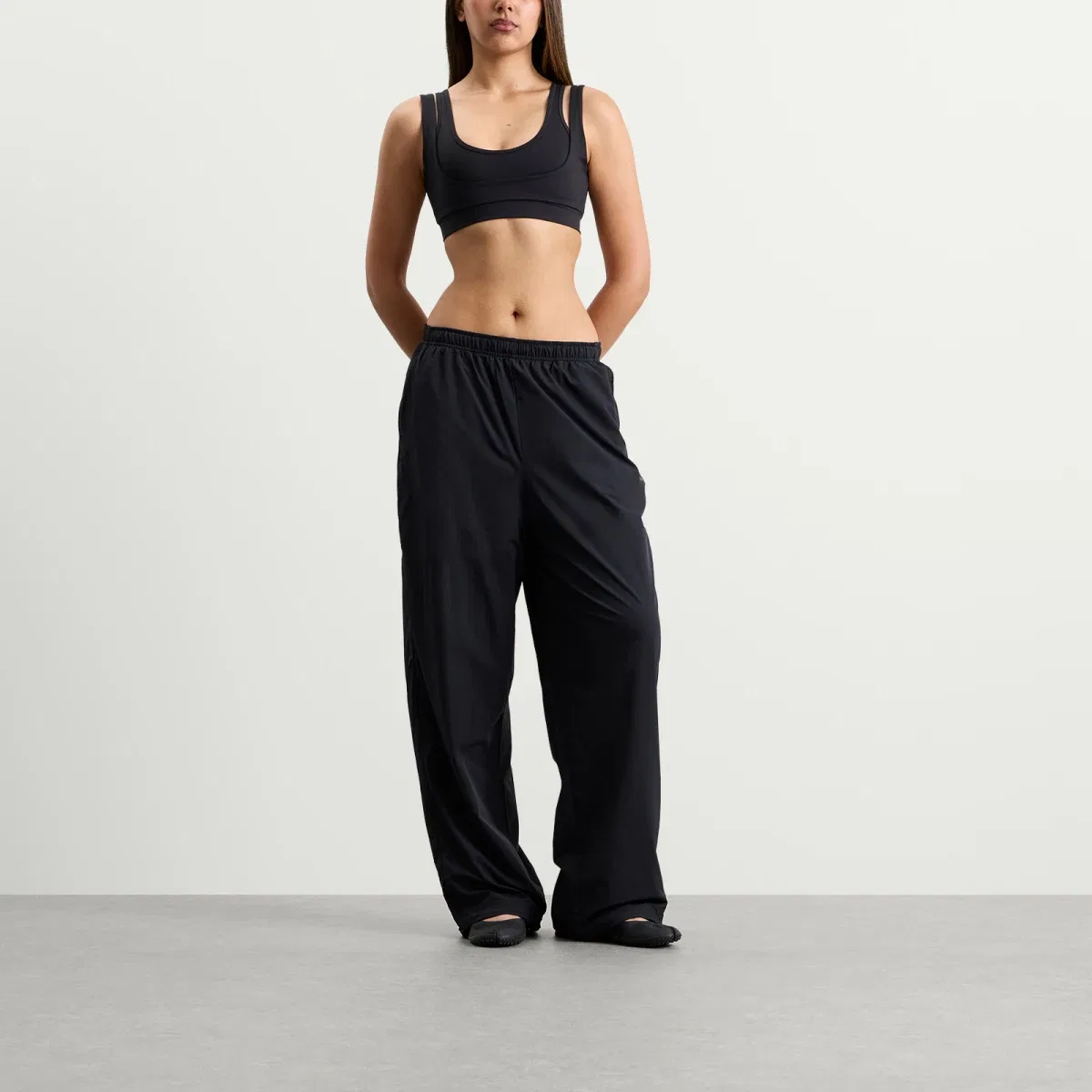 Брюки свободного кроя Nike x SKIMS, Obsidian — фото 4