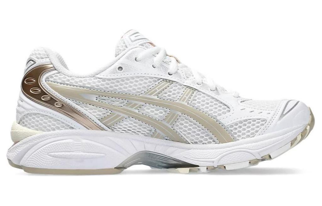 ASICS Gel Kayano 14 White Simply Taupe Женские — Белый Коричневый, цвет White Brown — фото 2