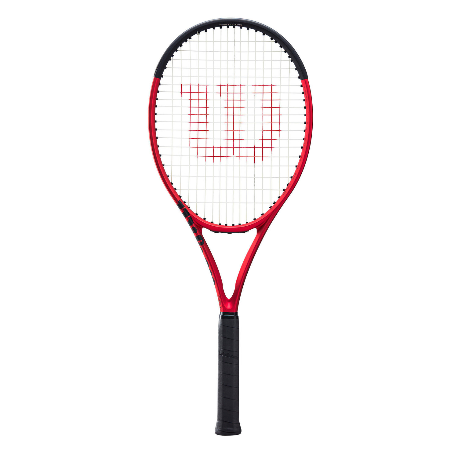 

Ракетка теннисная женская/мужская Wilson - Clash 100L V2 черная/красная 280 г