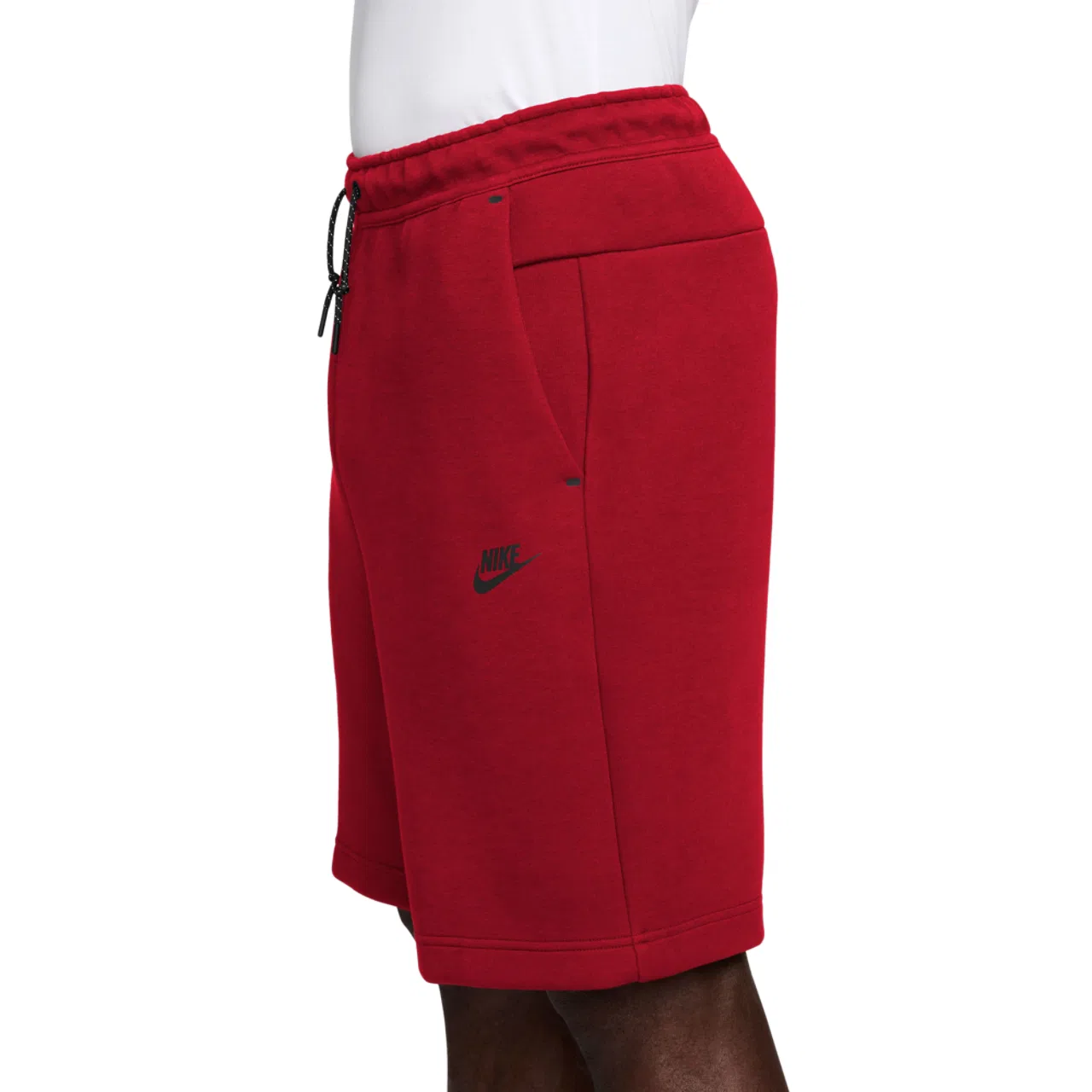 Шорты мужские Tech Fleece Nike, цвет Gym Red/Black — фото 3