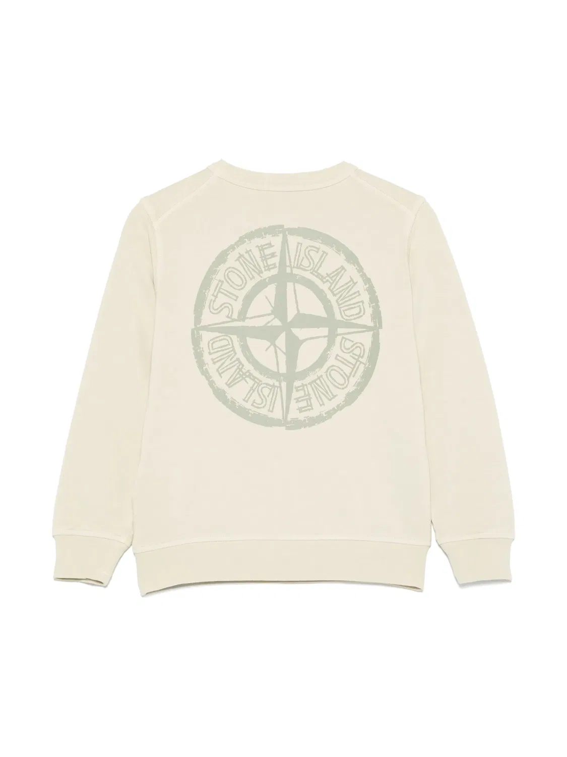 Свитшот с логотипом Stone Island, нейтральный — фото 2