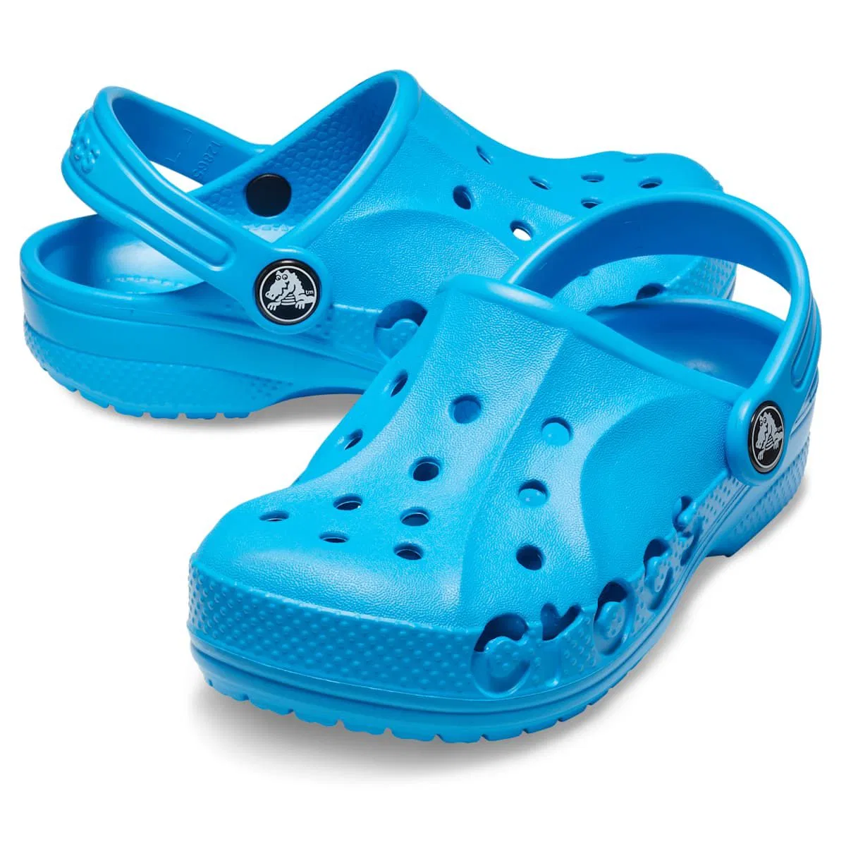 Детские сабо для девочек с вентиляцией Baya Clog Crocs, Ocean — фото 2