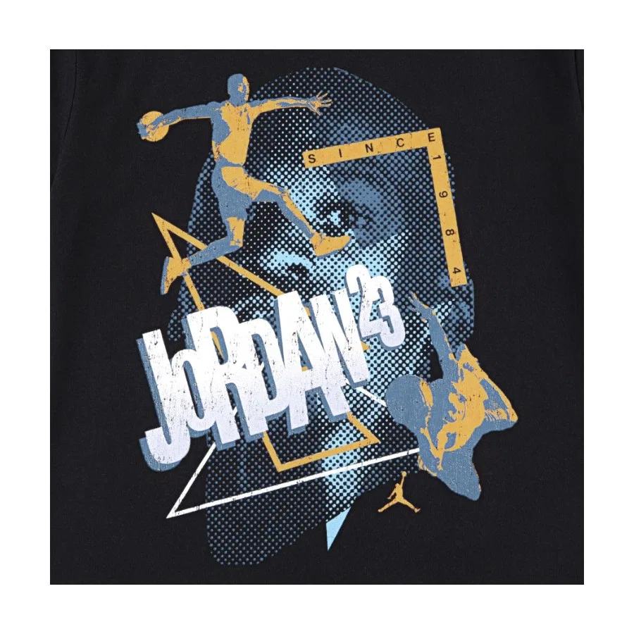 Детская футболка с коротким рукавом Nike Jordan 3peat Ss Tee, Белый — фото 2