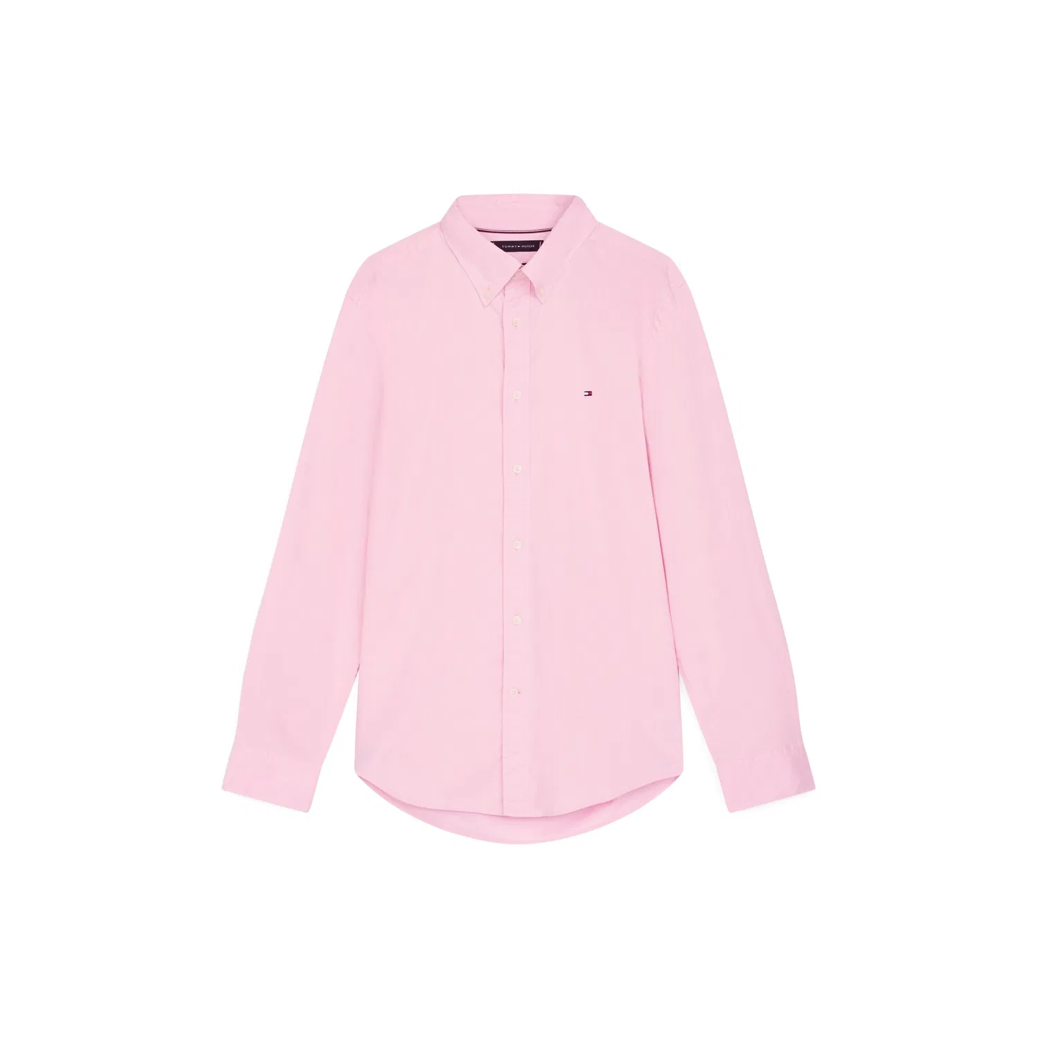 Мужская классическая рубашка из поплина Tommy Hilfiger, Classic Pink — фото 2