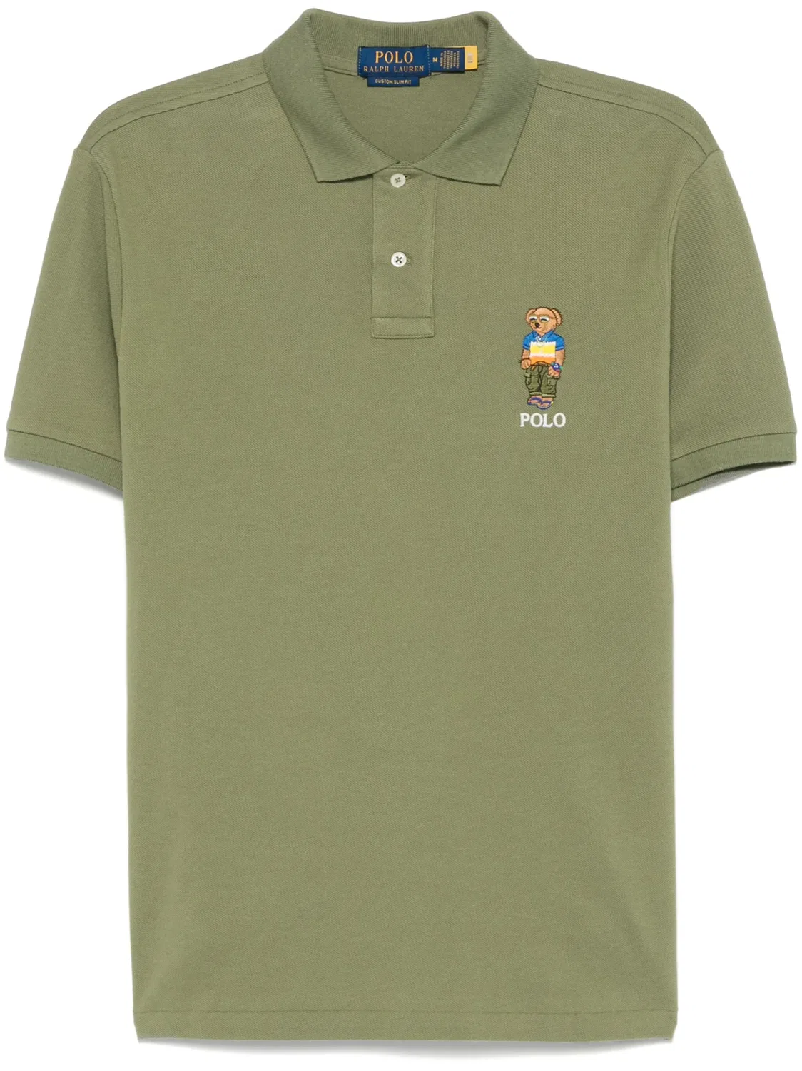Поло из пике в цвете спаржи Polo Ralph Lauren, спаржа