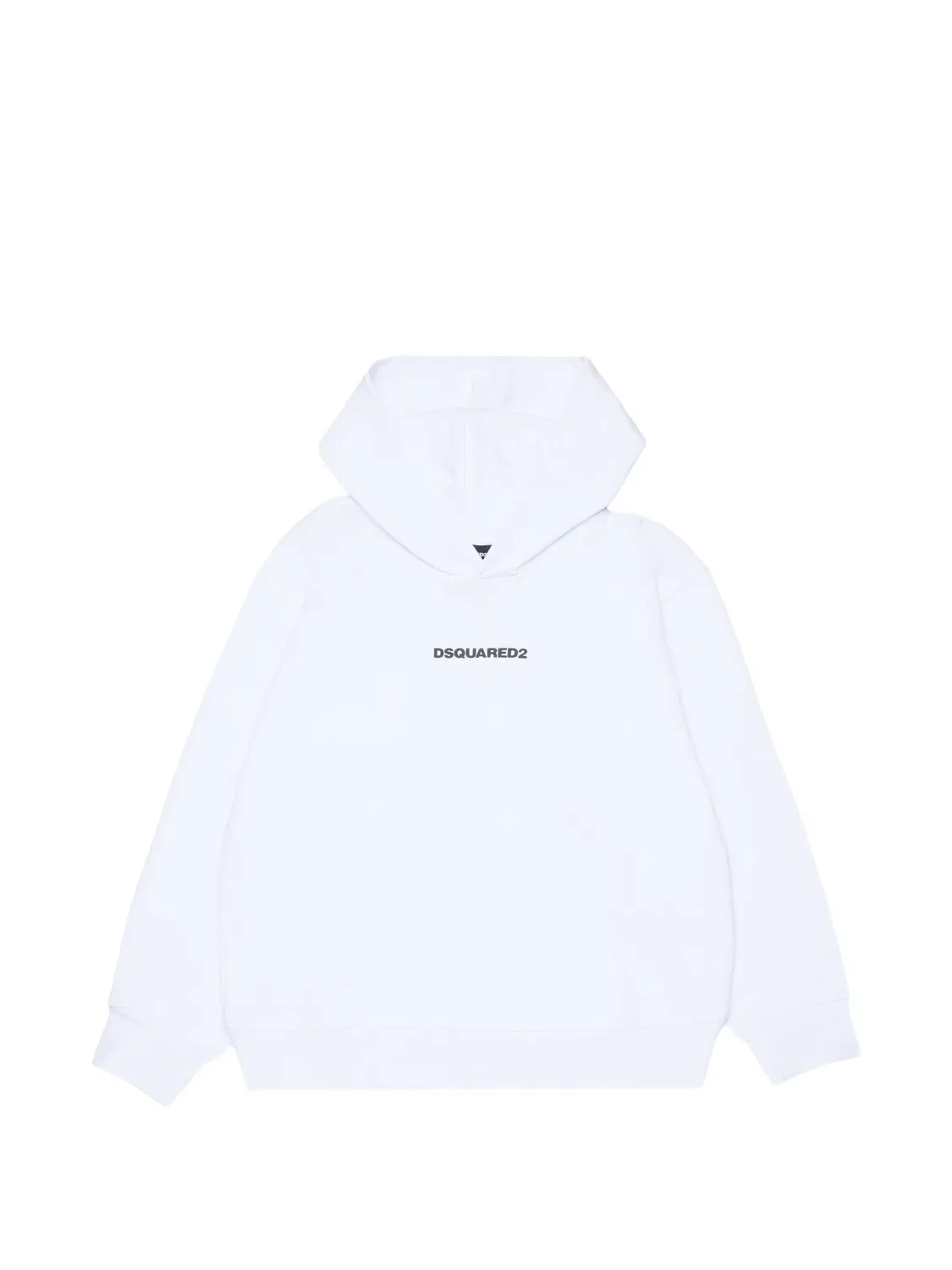 Худи с принтом логотипа белое DSQUARED2, белый