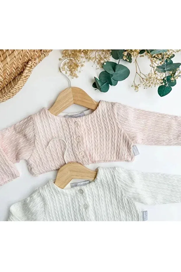 Детский кардиган для девочек с длинным рукавом Babydola, Pink